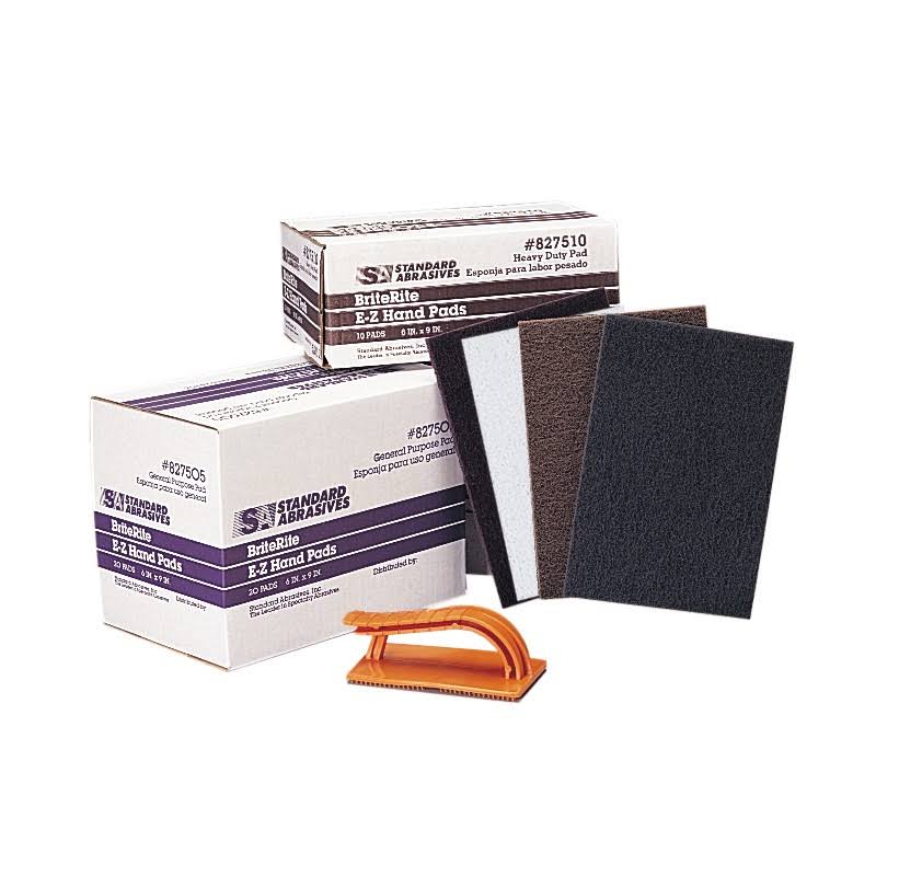 Industrial Scouring Hand Pad 6 in x 9 in 60 Pads per Case G344