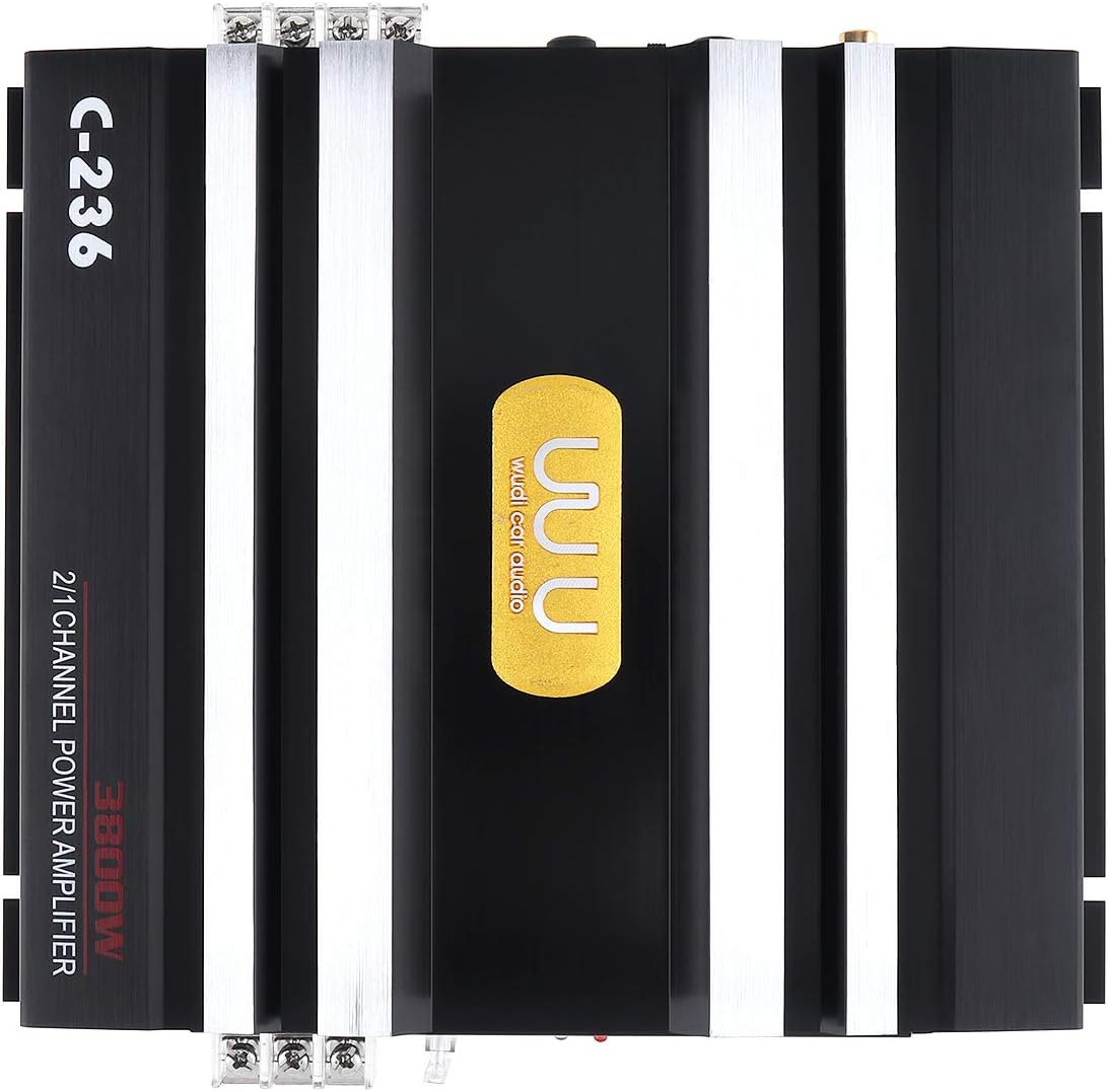 3800W 2 Channel Car Audio Amplifier, Pack of 2 A277819