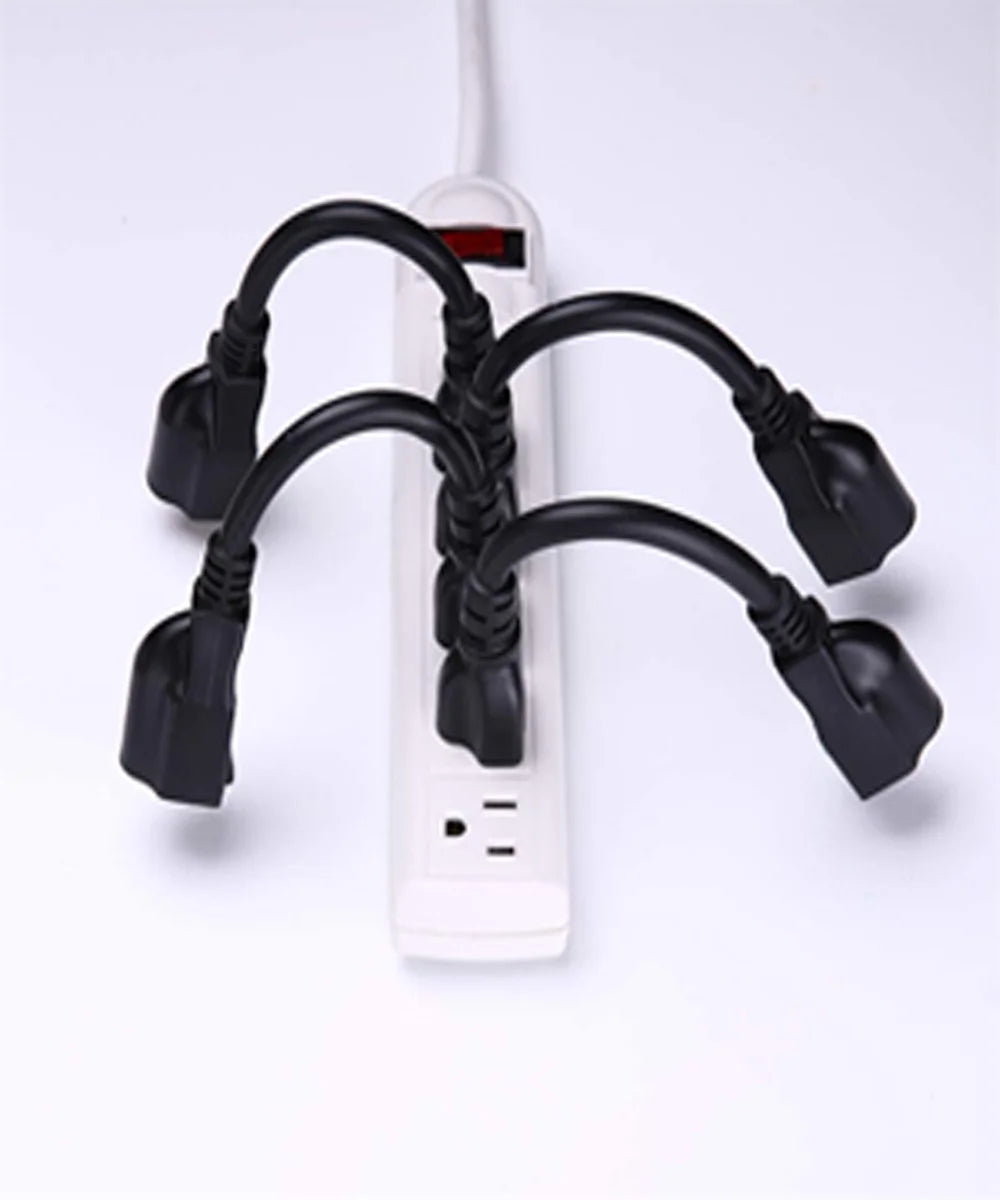 10 PACK 1 Feet Power Extension Cord I652265