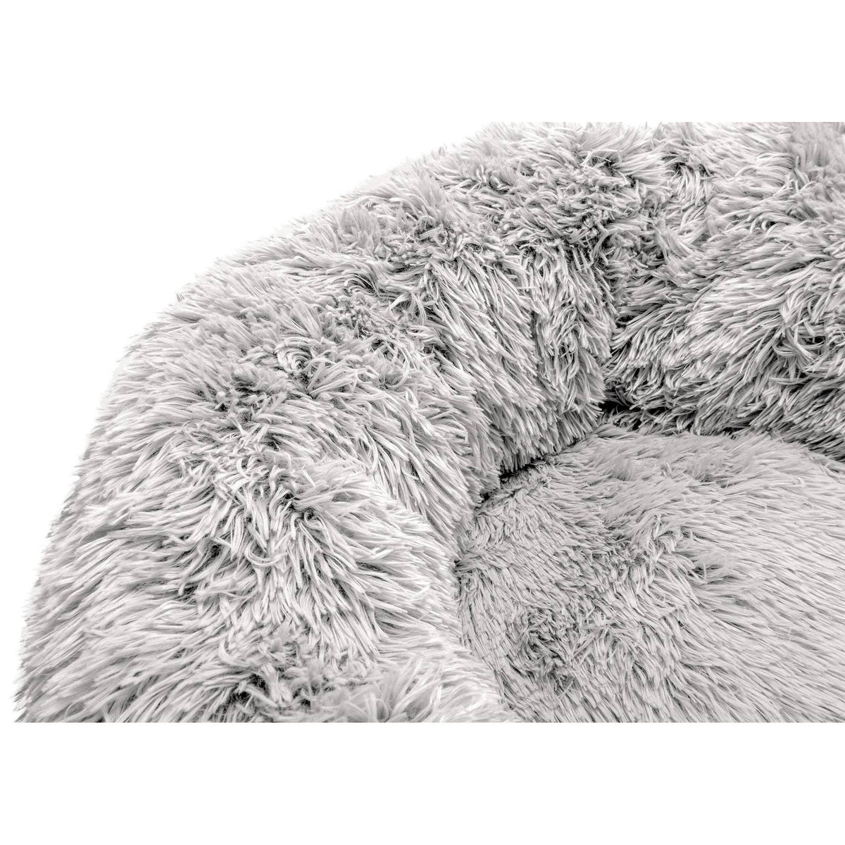 Large Mist Gray Donut Dog Bed B3528