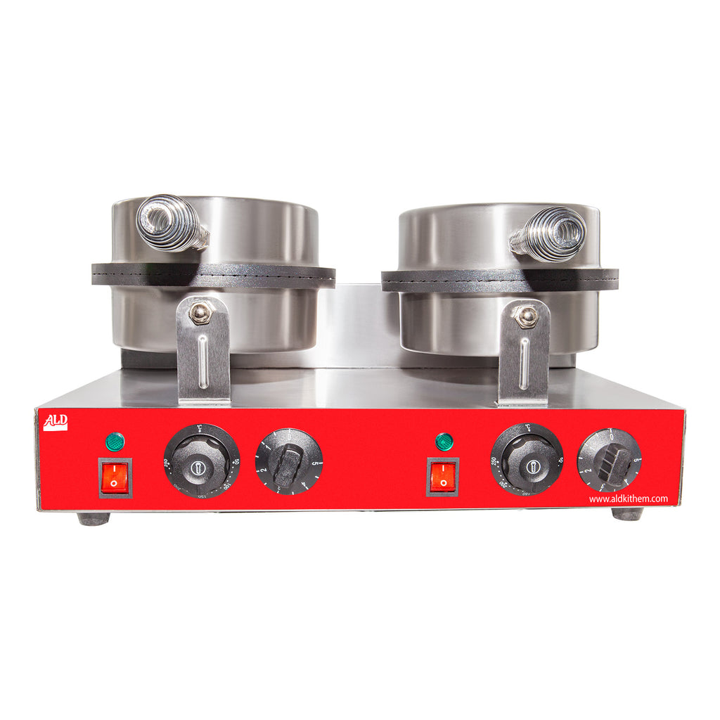 Double Nonstick Stainless Steel Waffle Cone Maker O747