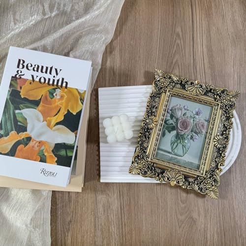 Black 8x10 Vintage Picture Frame with Glass Cover Z10815