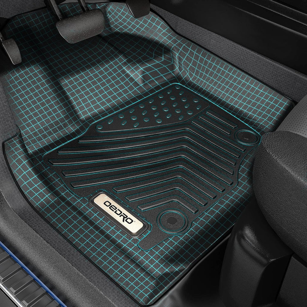 Custom Fit All Weather Front & 2nd Seat Floor Liners H216