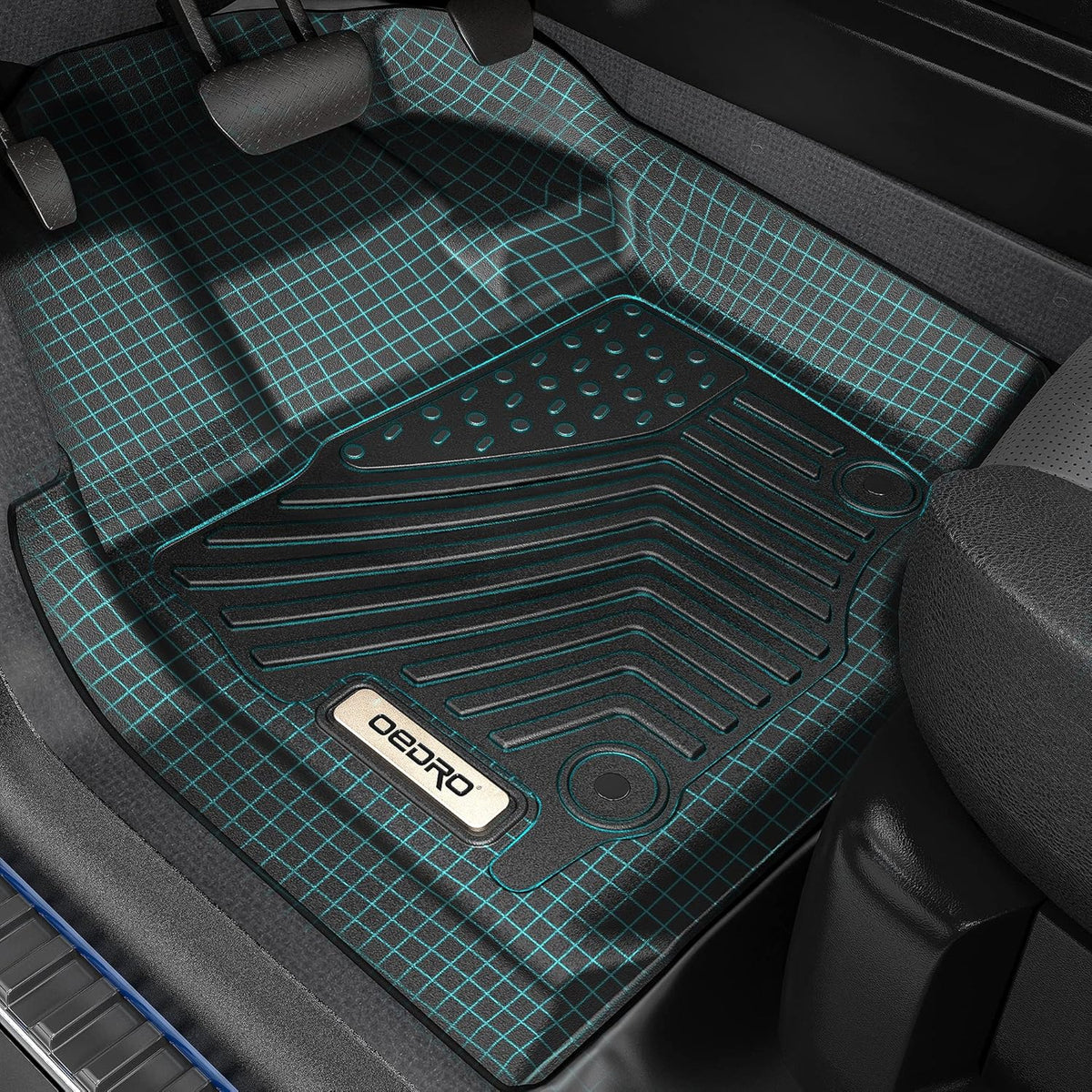 Custom Fit All Weather Front & 2nd Seat Floor Liners H216