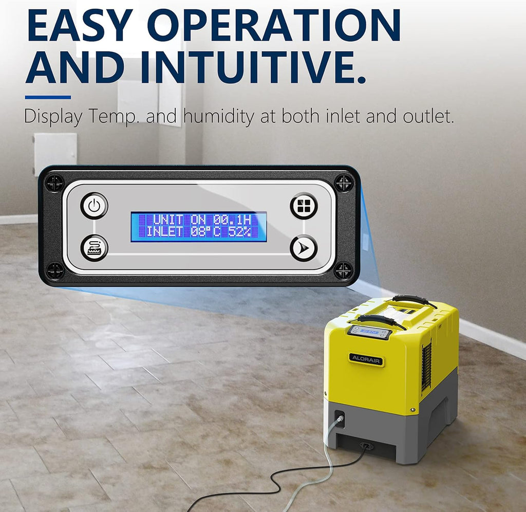 180 PPD Commercial Dehumidifier with Pump Drain Hose T854557