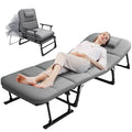 3 in 1 Folding Camping Cot Bed with Mattress & Pillow R7769