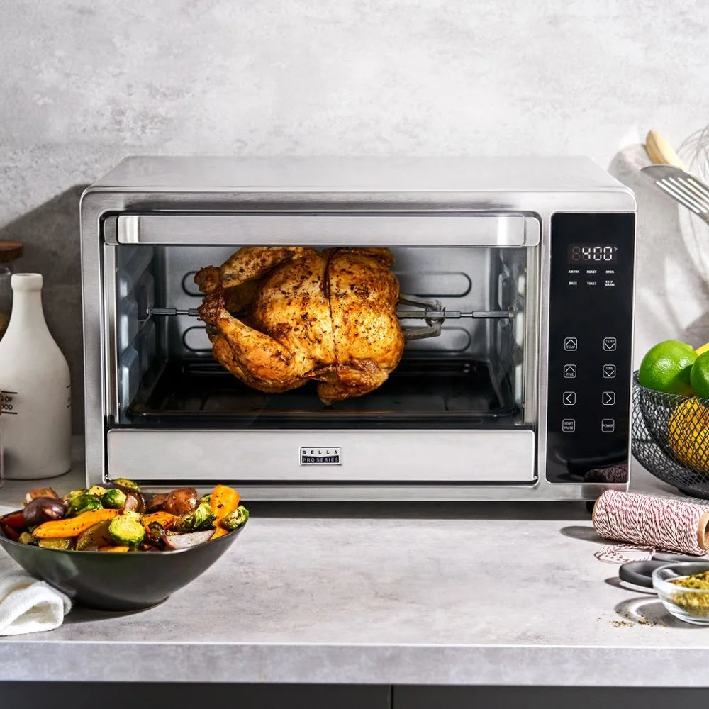 6-Slice Air Fryer Toaster Oven with Rotisserie C208534