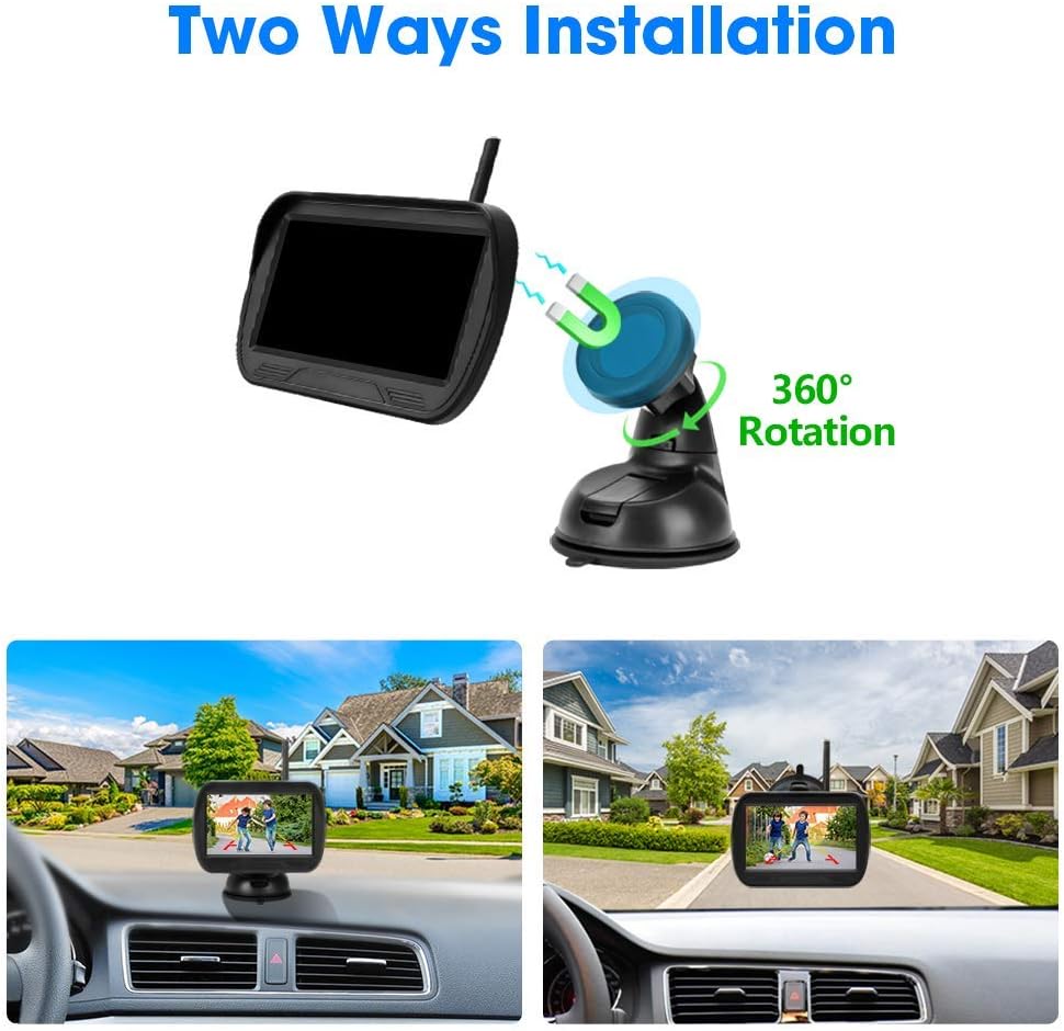4.3'' Wireless Reversing Camera Kit with Monitor U662222