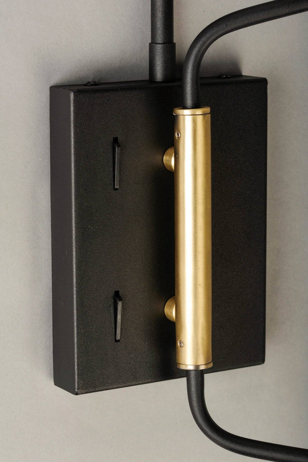 Black Satin Brass LED Wall Sconce M652