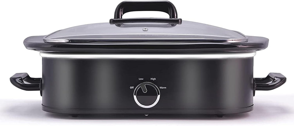 4-Quart Manual Slow Cooker with Keep Warm Setting, 3 Pot Liners Pack of 2 K746