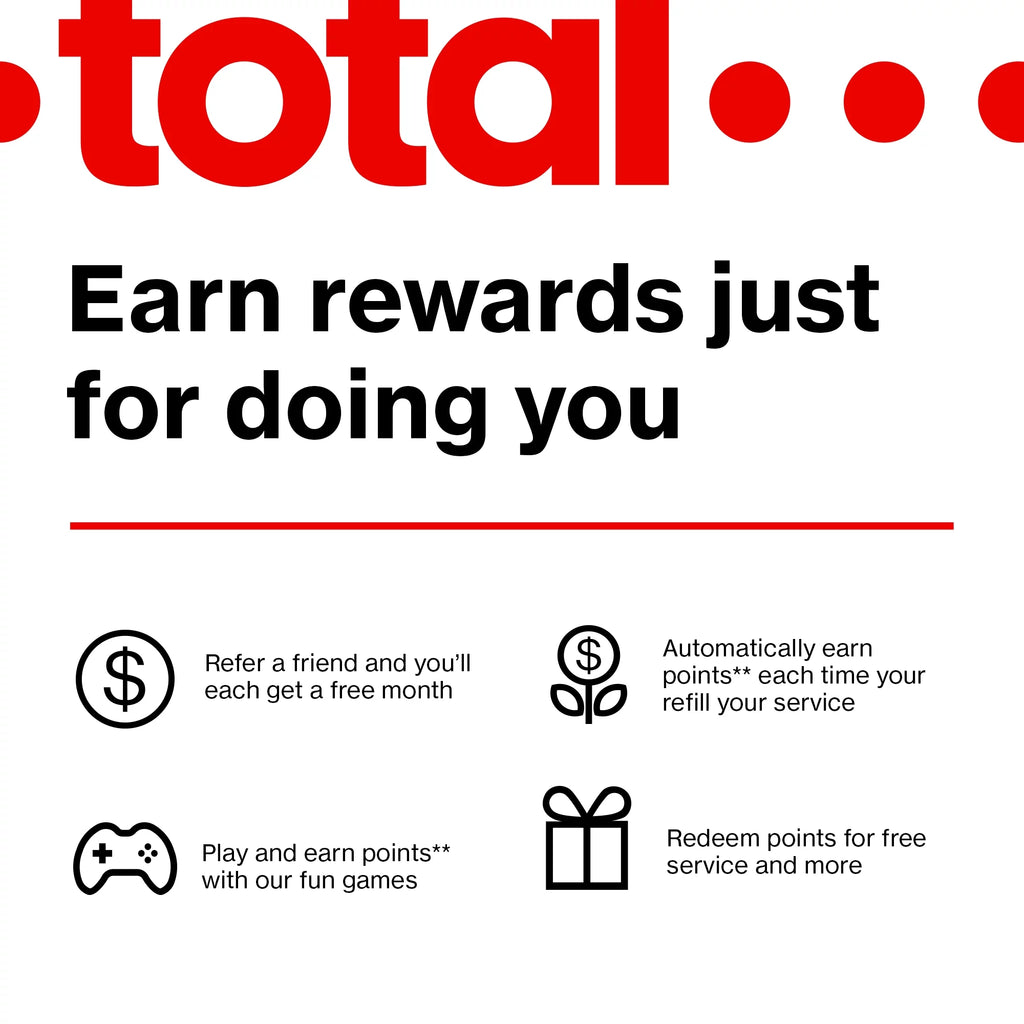 $60 Unlimited 30-Day 2 Lines Prepaid Plan with 30GB Shared Data and 10GB Mobile Hotspot Per Line G81068