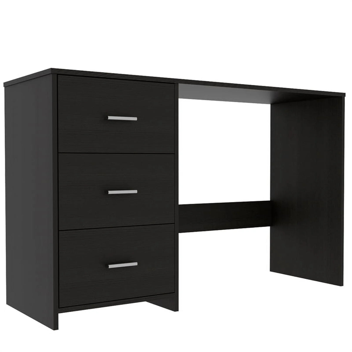Black Computer Desk with Three Drawers H13757