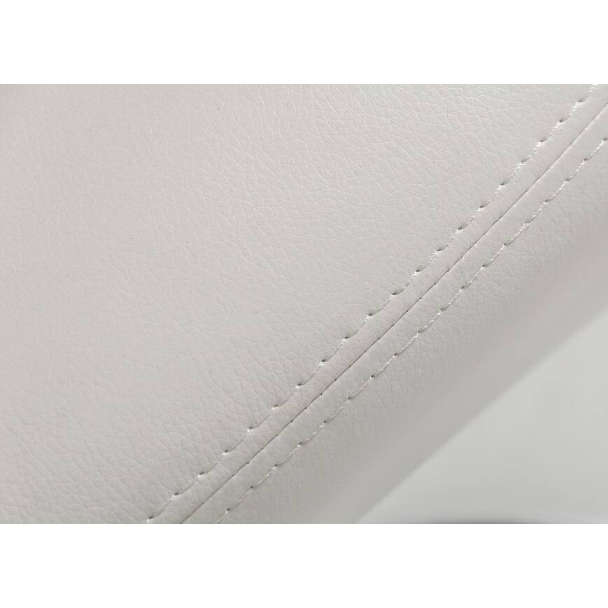 White Leatherette Dining Chair (Set of 2) I9124