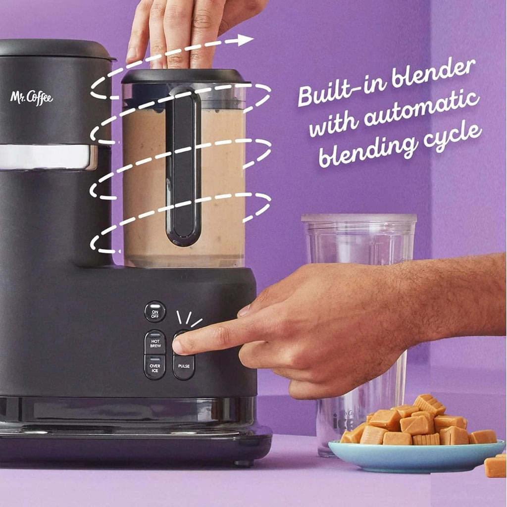 3-in-1 Iced and Hot Coffee and Tea Maker and Blender with Reusable Filter V77214