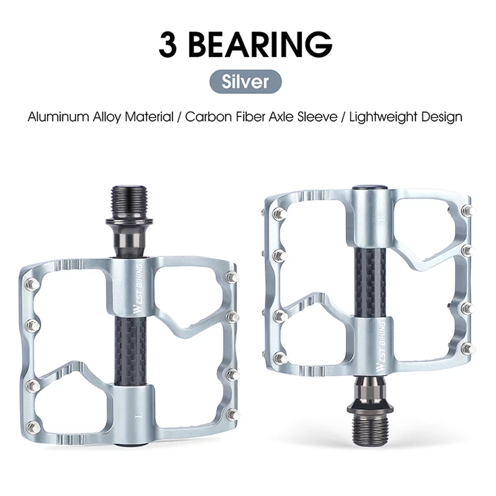 Ultralight Aluminum Alloy 3 Bearings Bike Pedals O13972