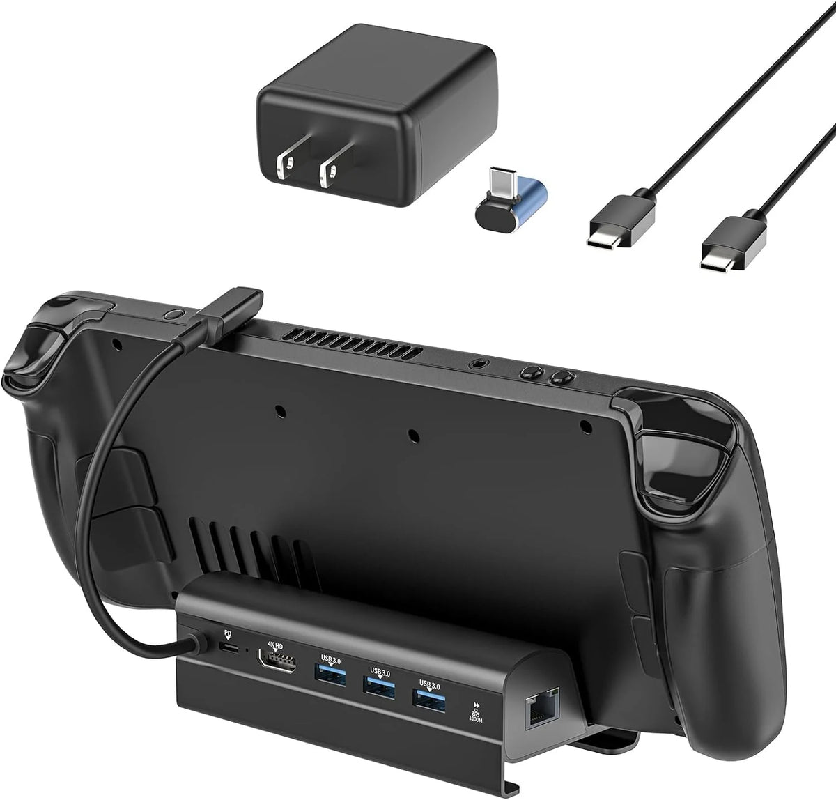 6-in-1 Docking Station with 45W Charger, HDMI 2.0 4K@60Hz N141