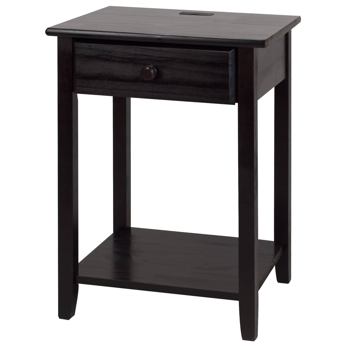 Espresso Nightstand with USB Port Q309967