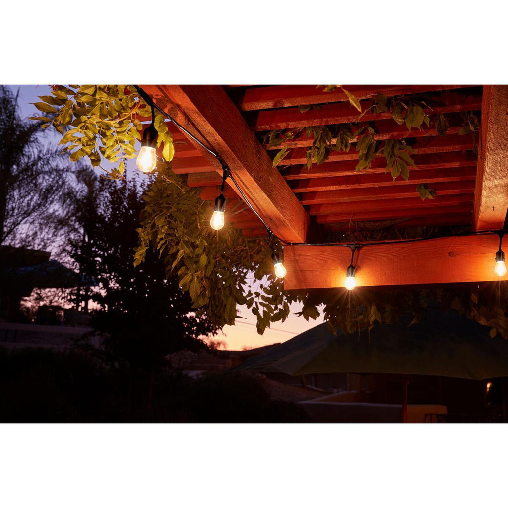 Black LED Outdoor String Lights O287368