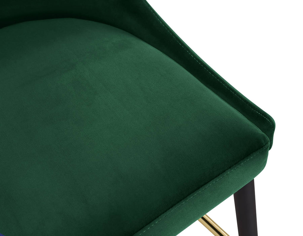Green Velvet Stool Set of 2 R618863