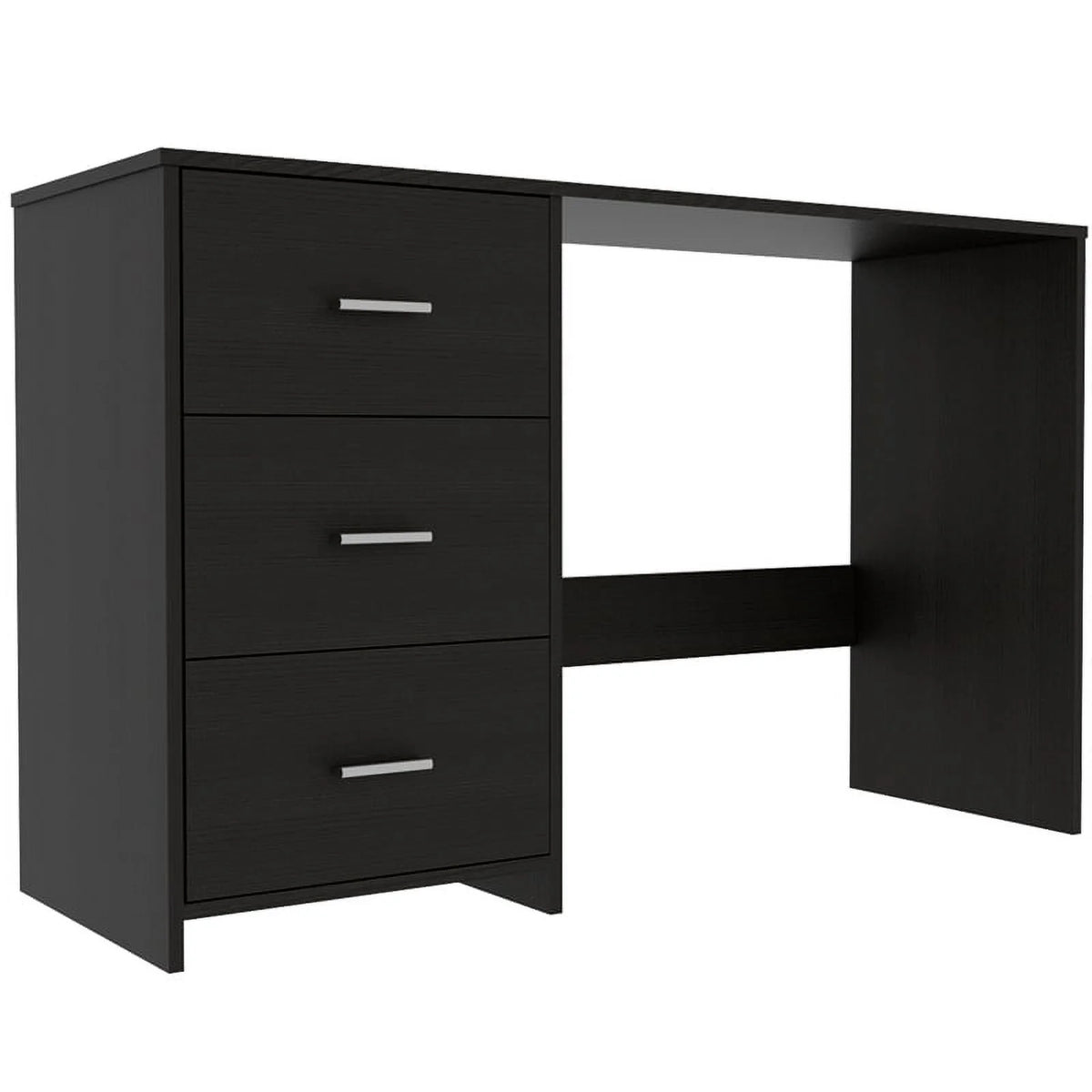Black Computer Desk with Three Drawers H13757