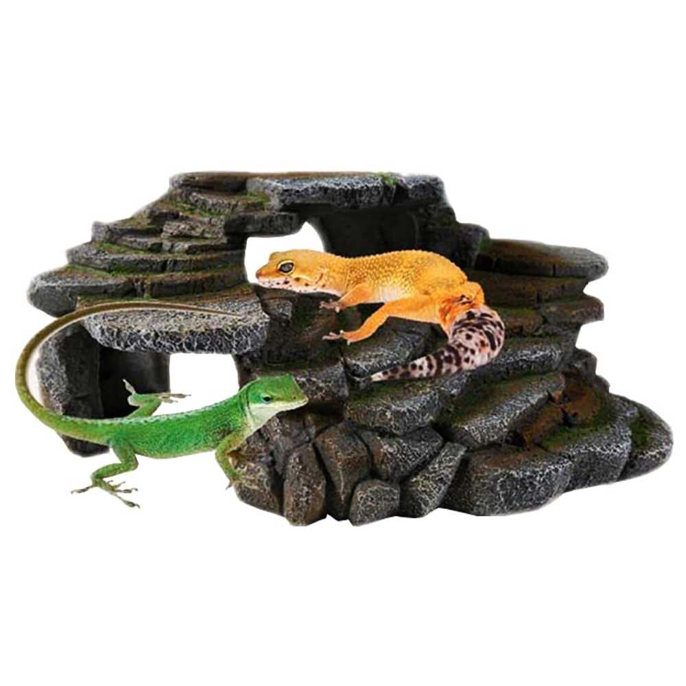 Large Reptile Step Ledge & Cave Hideout Y96280