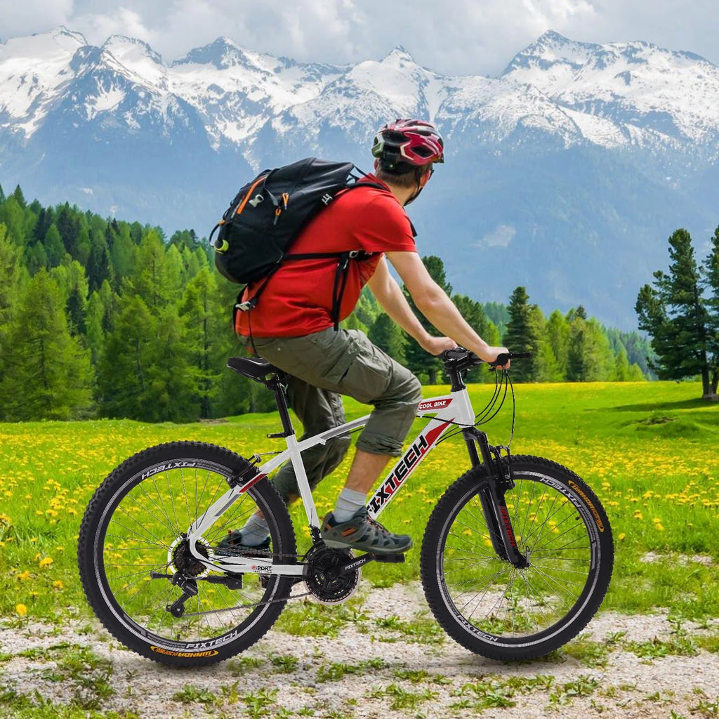 White 21 Speed Mountain Bike G3330