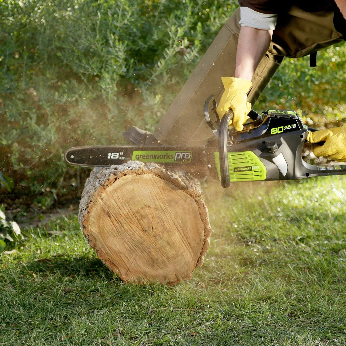 18-Inch 80V Cordless Lithium-Ion Chainsaw U340022