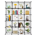 20-Cube Metal Wire Cube Storage Shelves Organizer Q572