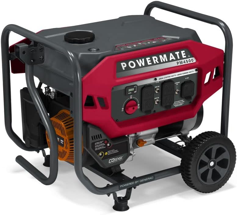 Red Black 3800 Watt Gas Generator E19342