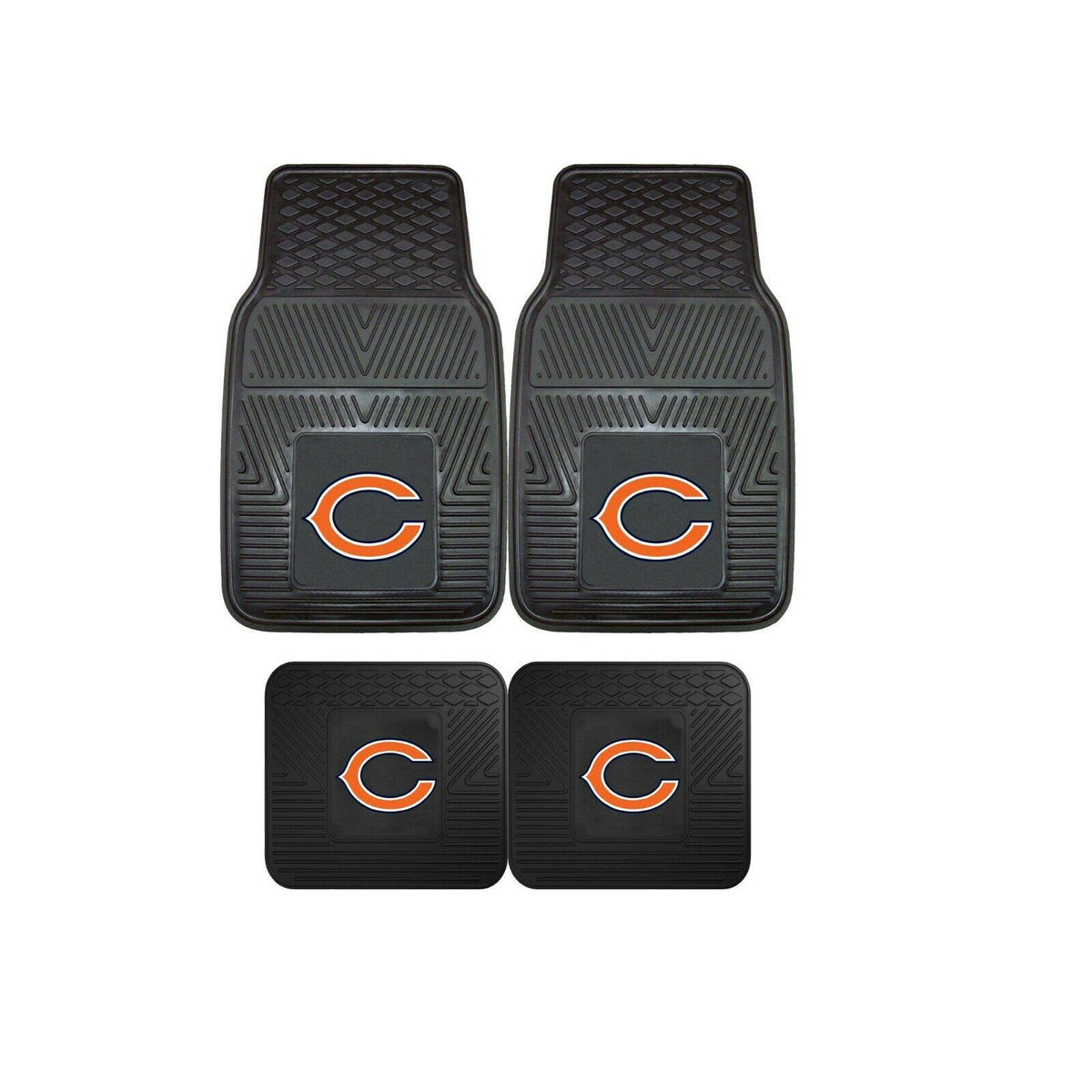 4pc Heavy Duty Floor Mat Sets for Cars Trucks SUVs H651572