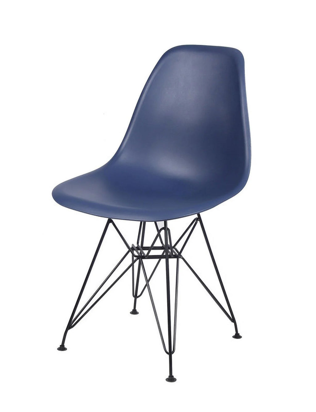 Blue Plastic Modern Dining Chairs Set of 2 W721870