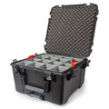Black Hard Wheeled Case with Divider Set F298
