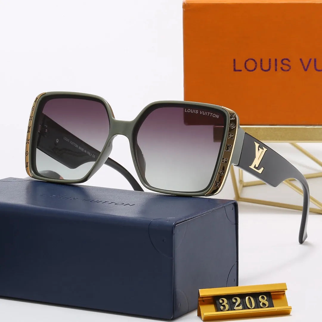 Luxury Letter Print Frame Women's Fashion Sunglasses V24262