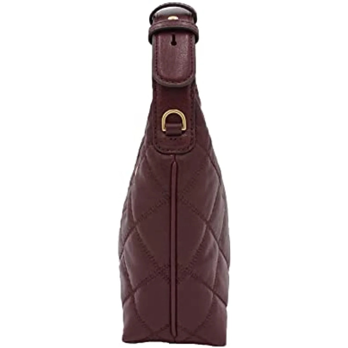 Quilted Leather Mini Hobo Bag V7712