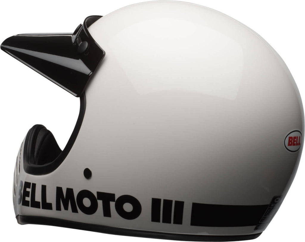 White Motocross Helmet K869