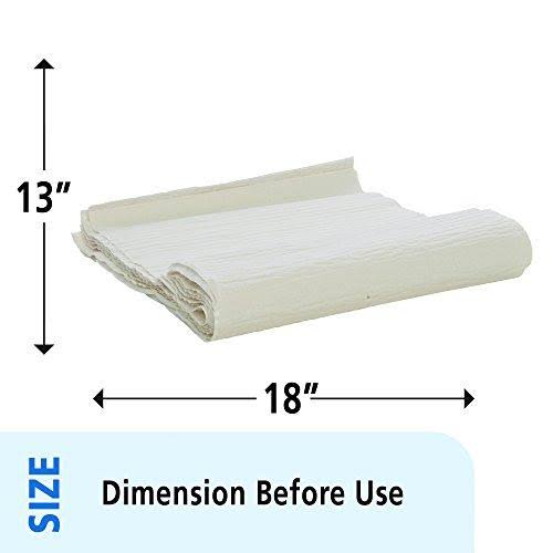 Disposable Towels, White/Natural D263989