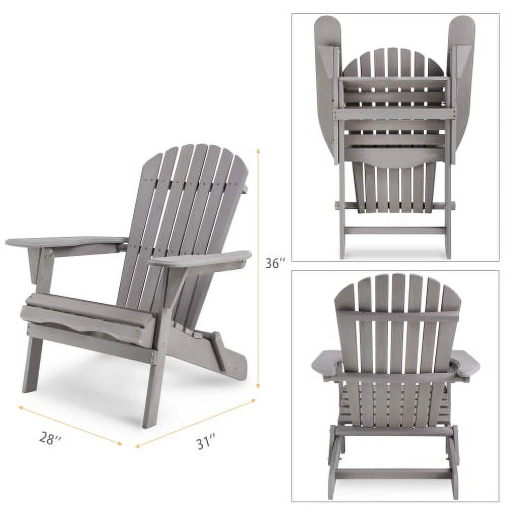 Portable Camping Chair Set of 2 Wooden Folding Chair Y6626
