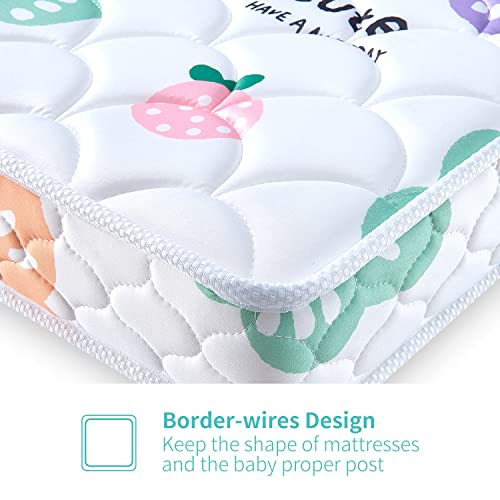 Dual-Sided Baby Crib Mattress and Toddler Mattress 52" x 27.6" x 5" S322