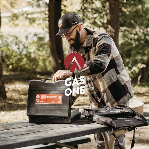 Dual Fuel Portable Camping Stove with Carrying Case X87502