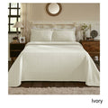 Beige Jacquard Matelasse Bedspread Set E567059