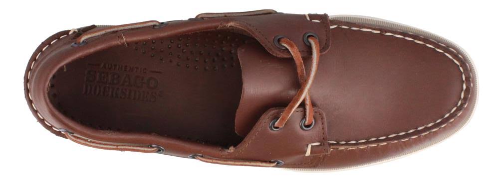 Men's Docksides, Size 10, Brown L61197