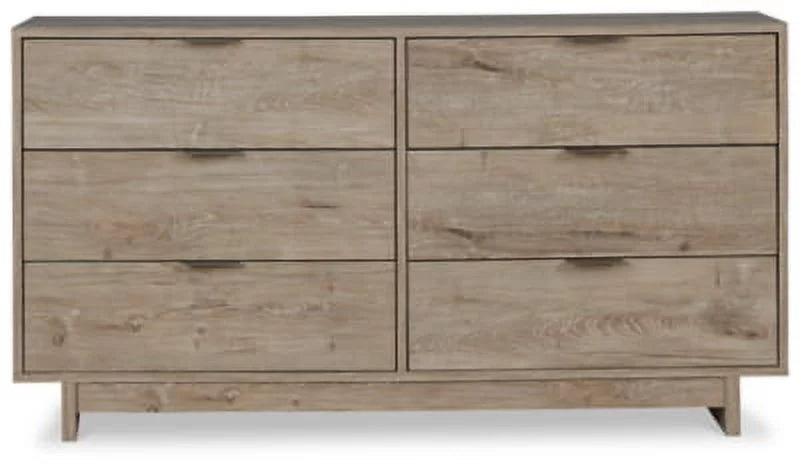 Rustic 6 Drawer Dresser O229