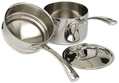 3-Piece Stainless Steel Saucepan & Double Boiler Set U800096