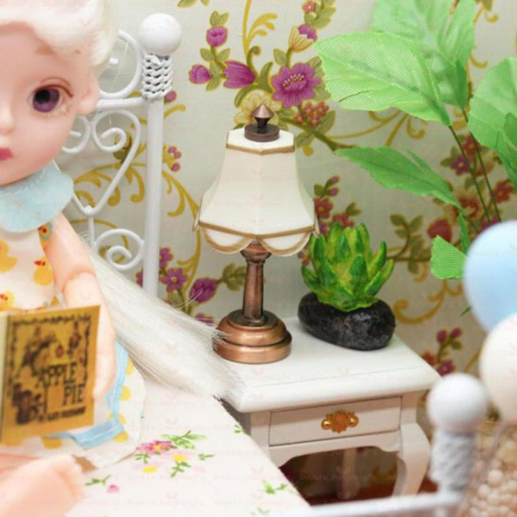 Vintage Metal Dollhouse Desk Lamp S803