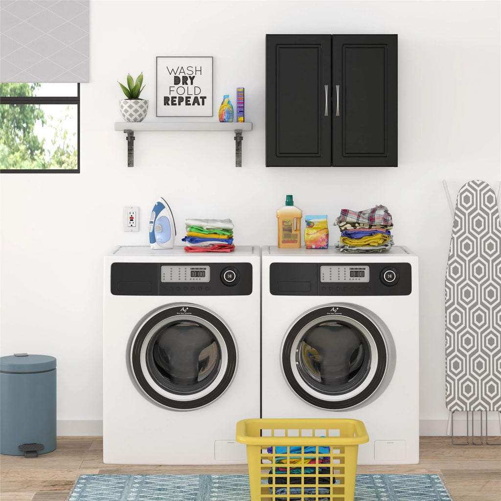 White Garage Storage Wall Cabinet S470