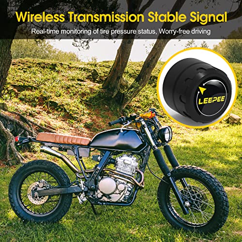 Motorcycle Tire Pressure Monitoring System with 2 External Sensors H22812