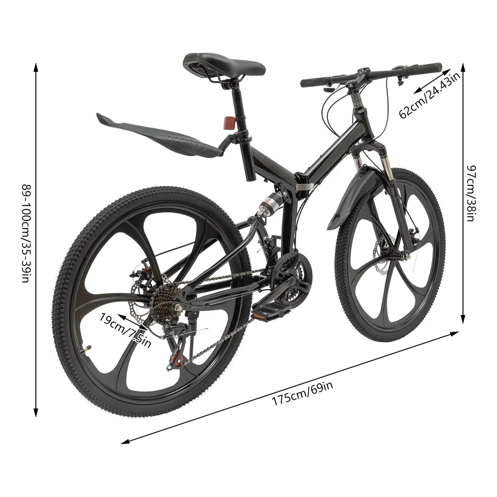 26" 21 Speed Carbon Steel Mountain Bike A430