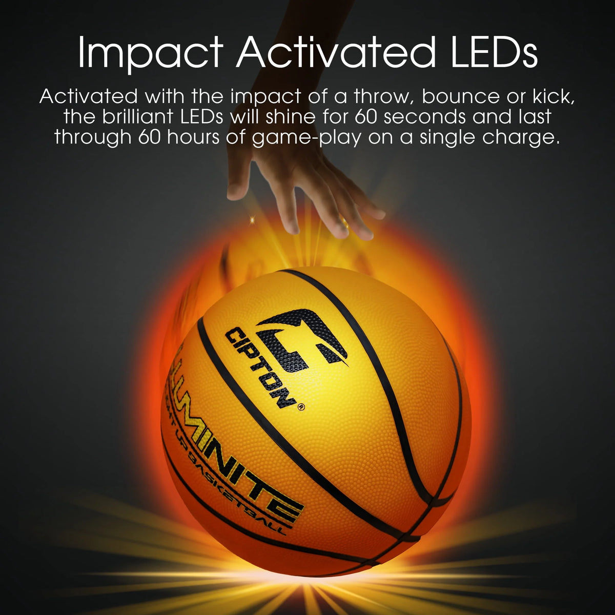 Light Up Youth Size 27.5 Inch Basketball N20527