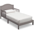 Grey Toddler Bed with Attached Bed Rails F52872