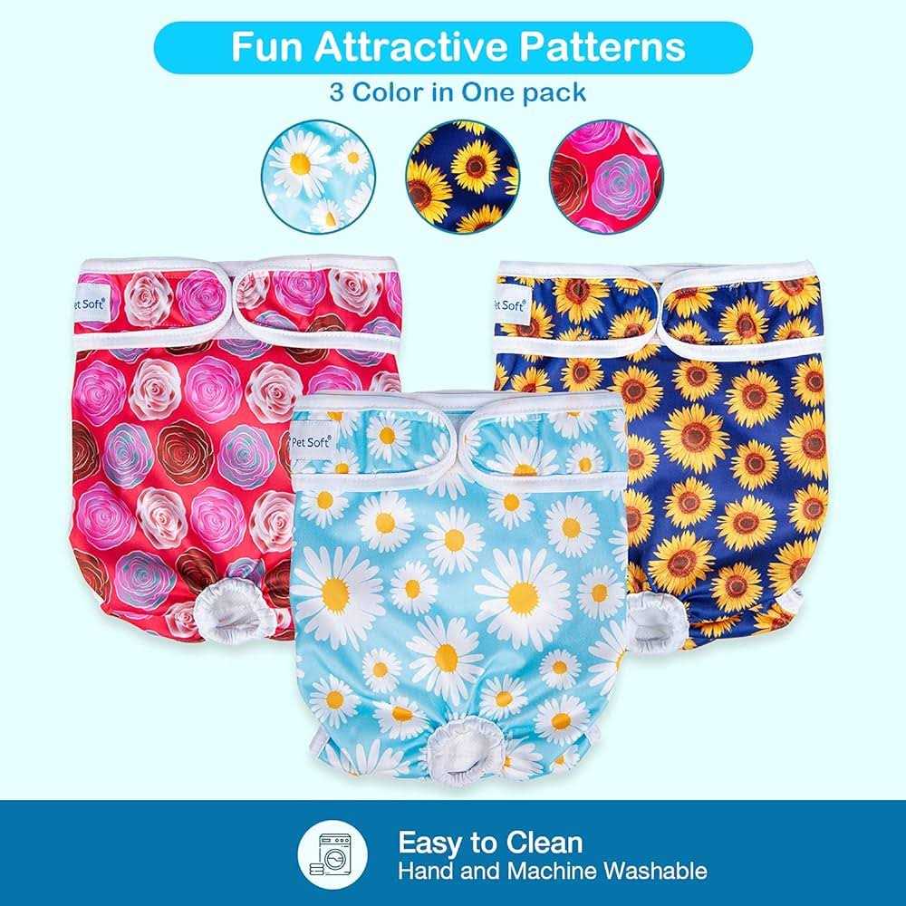 Washable Female Dog Diapers D732